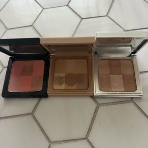 Used set Bobbi Brown Brightening Bricks Naked & Coral, nude Illuminating Powder